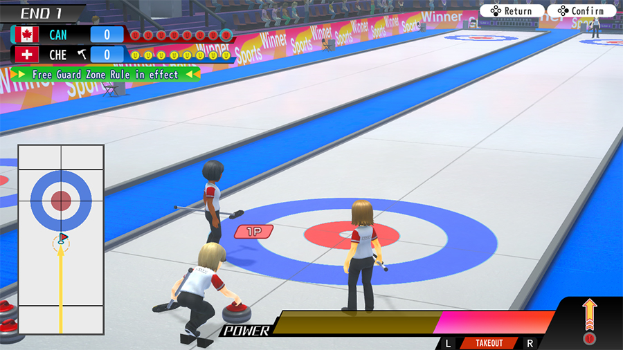 A brand new curling game slides onto Nintendo Switch™! Master the controls and shoot for the championship!
