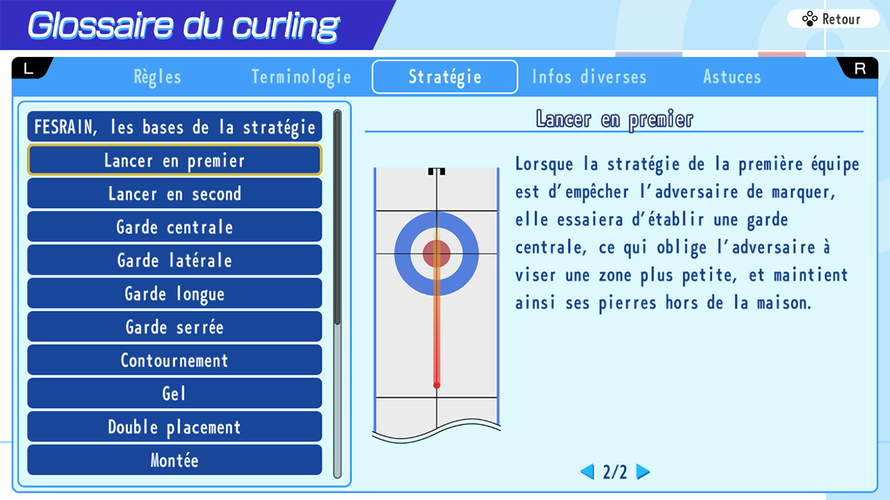 Glossaire du curling